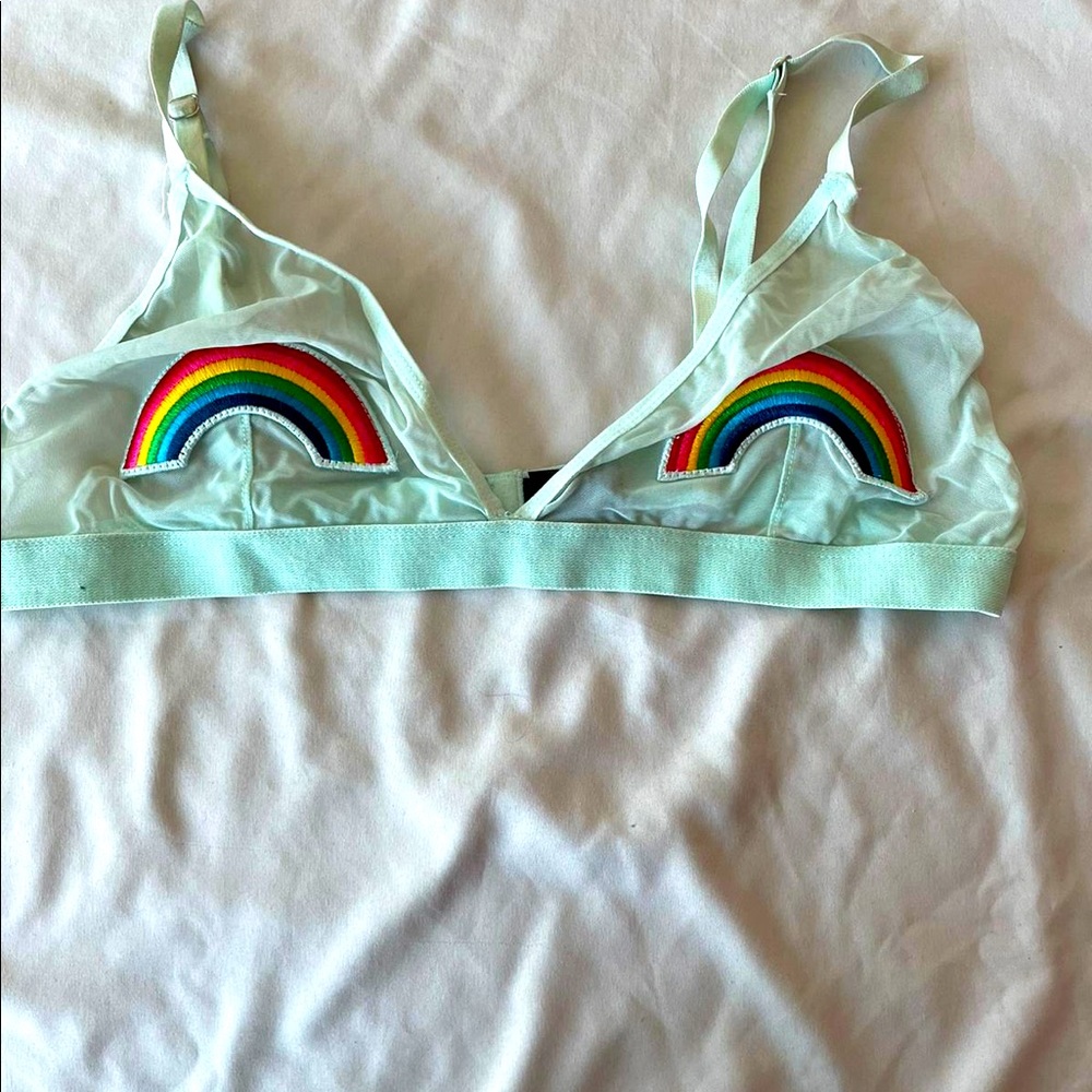 Rainbow bra